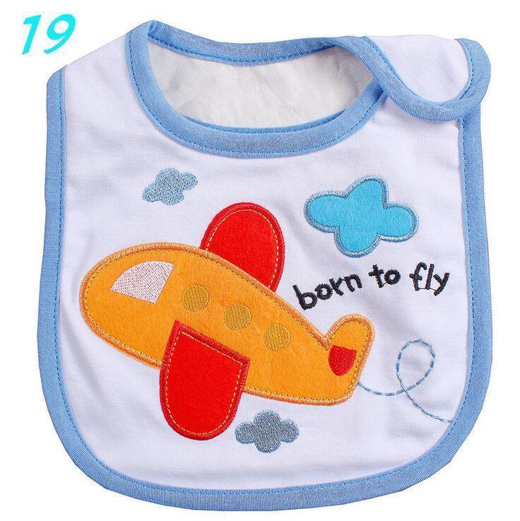 Cartoon Cotton Baby Bib Infant Saliva Towels Baby Waterproof Bibs Newborn Wear Babies Accessories - BIG FRENCHIES