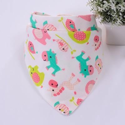 Baby Bibs Cute Cartoon Pattern bib Burp Cloths Saliva Towel Cotton Infant Burp Cloths Bib For Kids - BIG FRENCHIES