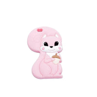 BPA Free Food Grade Silicone Teethers Cartoon Animals Shape Pacifier Clips, Accessories Baby Teething 1pc - BIG FRENCHIES