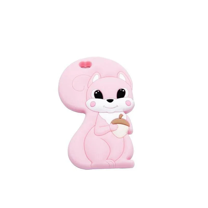 BPA Free Food Grade Silicone Teethers Cartoon Animals Shape Pacifier Clips, Accessories Baby Teething 1pc - BIG FRENCHIES