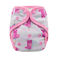 Newborn Pocket Diaper Cloth Diapers Bamboo Charcoal Inner Waterproof PUL Outer Double Gussets Nappies for Baby - BIG FRENCHIES