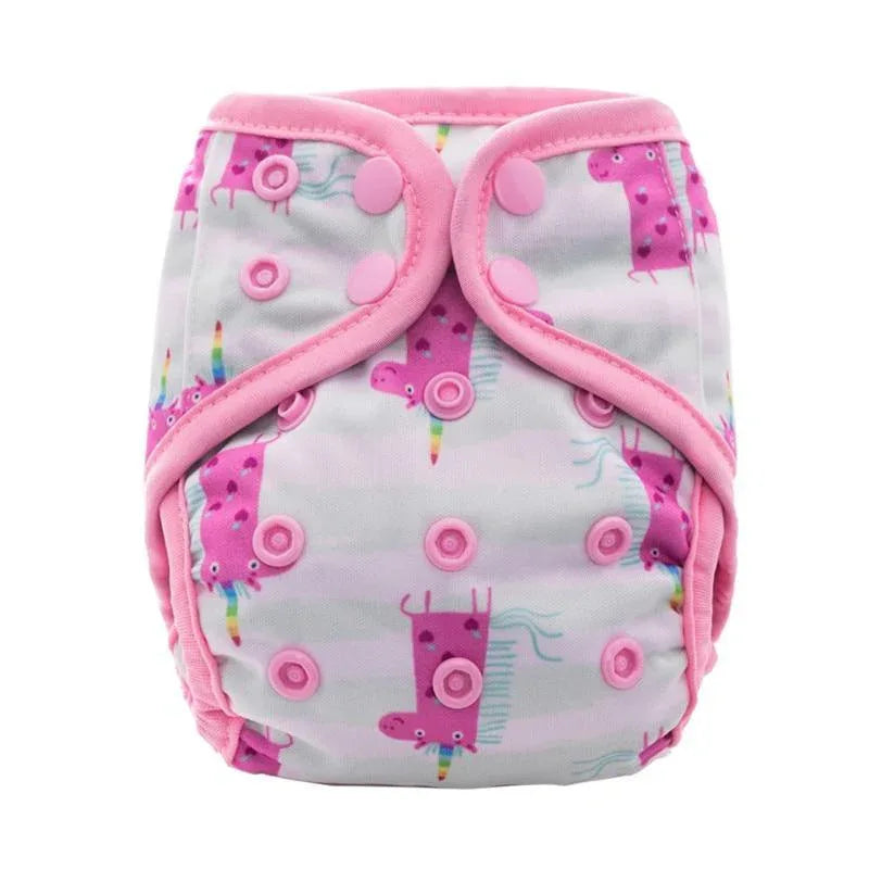 Newborn Pocket Diaper Cloth Diapers Bamboo Charcoal Inner Waterproof PUL Outer Double Gussets Nappies for Baby - BIG FRENCHIES