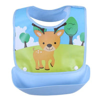 Baby Bibs Waterproof Silicone Feeding Saliva Towel Newborn Cartoon Aprons Baby Bibs Detachable For Kids - BIG FRENCHIES