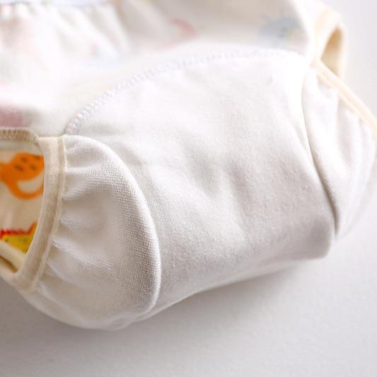 8-layer Pants Baby Diapers Reusable Training Pants Washable Cloth Diapers Waterproof Pants Nappies With Leak-proof Side - BIG FRENCHIES