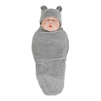 Muslin Swaddle Newborn Organic Cotton Blanket Extract Envelope Baby Sleeping Things Bedding for Boys Girls with a Hat Blanket Bag - BIG FRENCHIES
