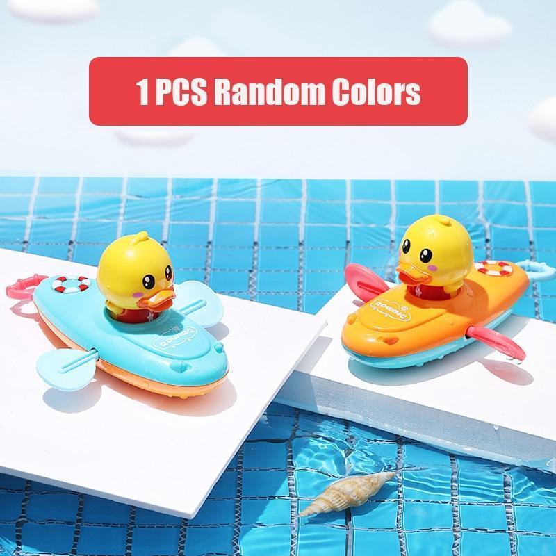 Cartoon Baby Bath Toys Animal Pull Duck Classic Baby Water toy Infant Early Education Bathroom Beach Swiming Toy For Kids - BIG FRENCHIES