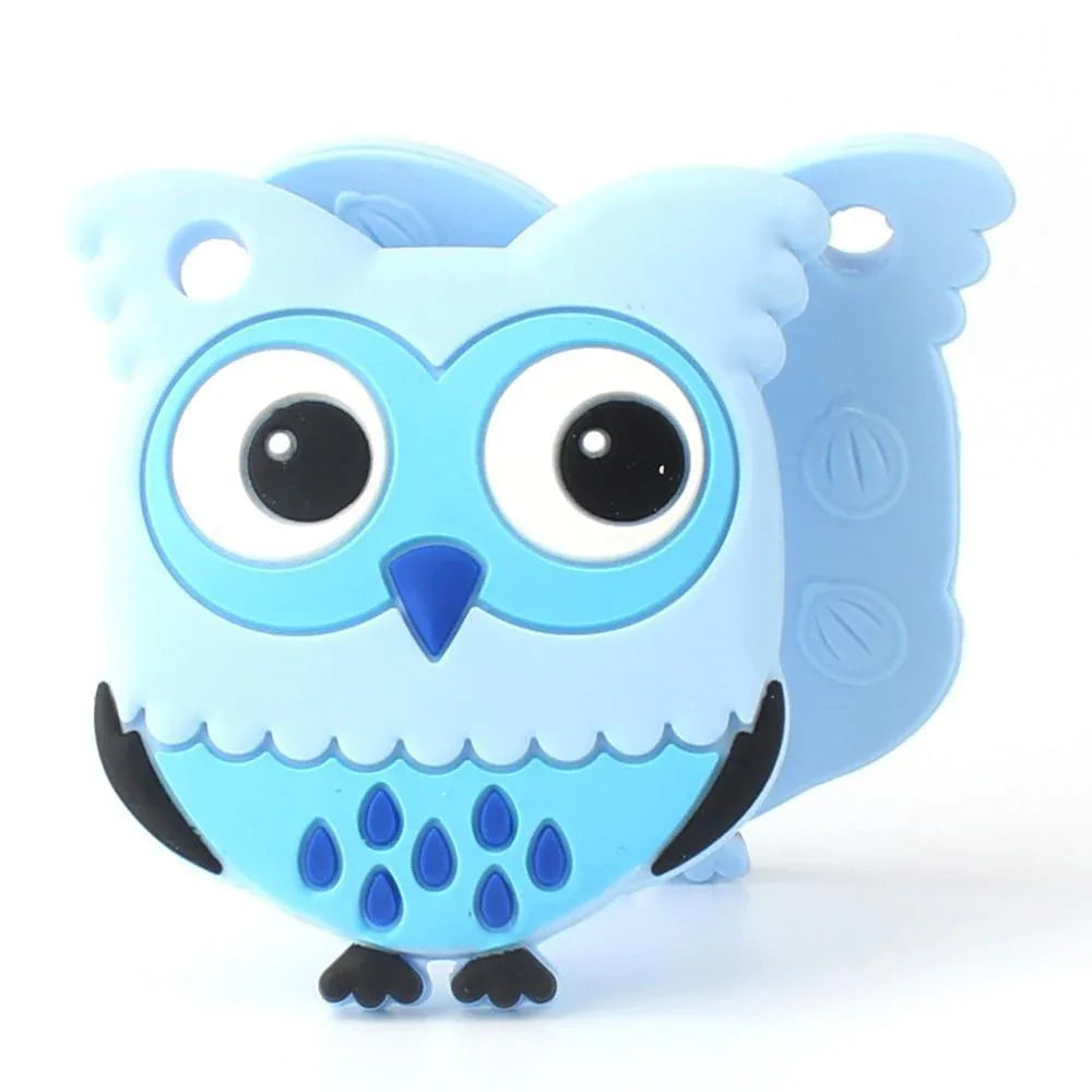 Owl Silicone Teethers Food Grade For Baby Teething Silicone Beads Teething Toddler Toys For Kids - BIG FRENCHIES