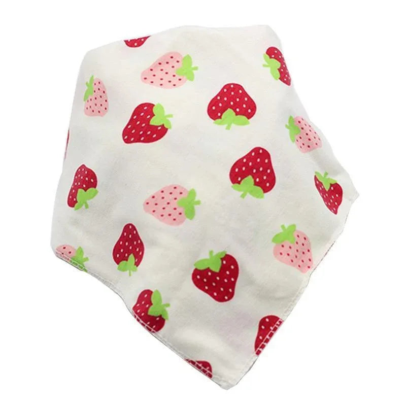 Baby Bibs Triangle Cotton Cartoon Child Bandana Dribble Bibs Newborn Slabber Absorbent Cloth For Baby and Kids - BIG FRENCHIES
