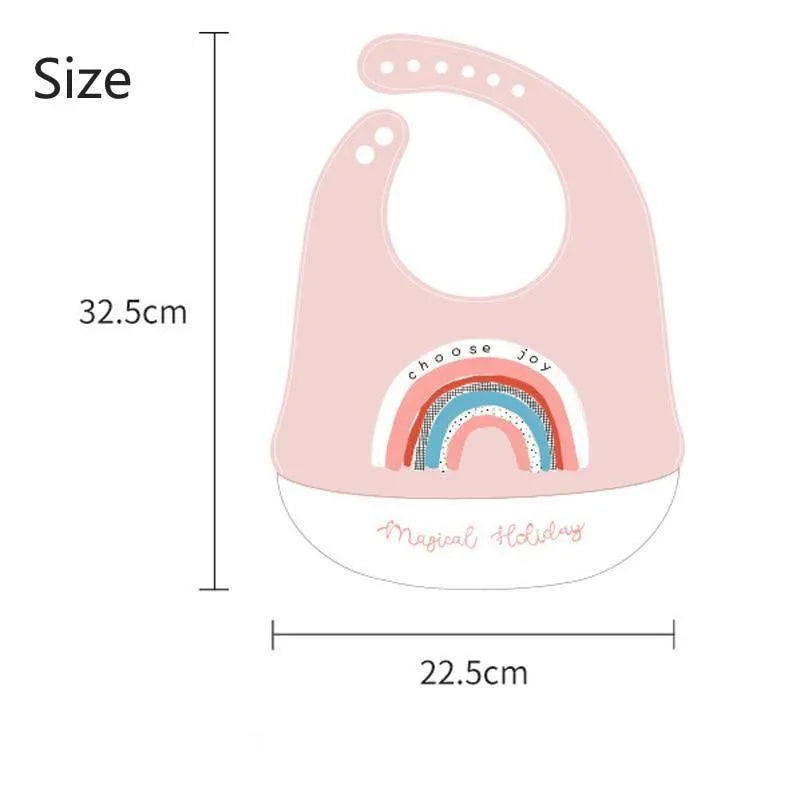 Food Grade Silicone Baby Bibs Waterproof Bib for Newborn Boy Girl Feeding Towel Burp Cloth For Kids - BIG FRENCHIES