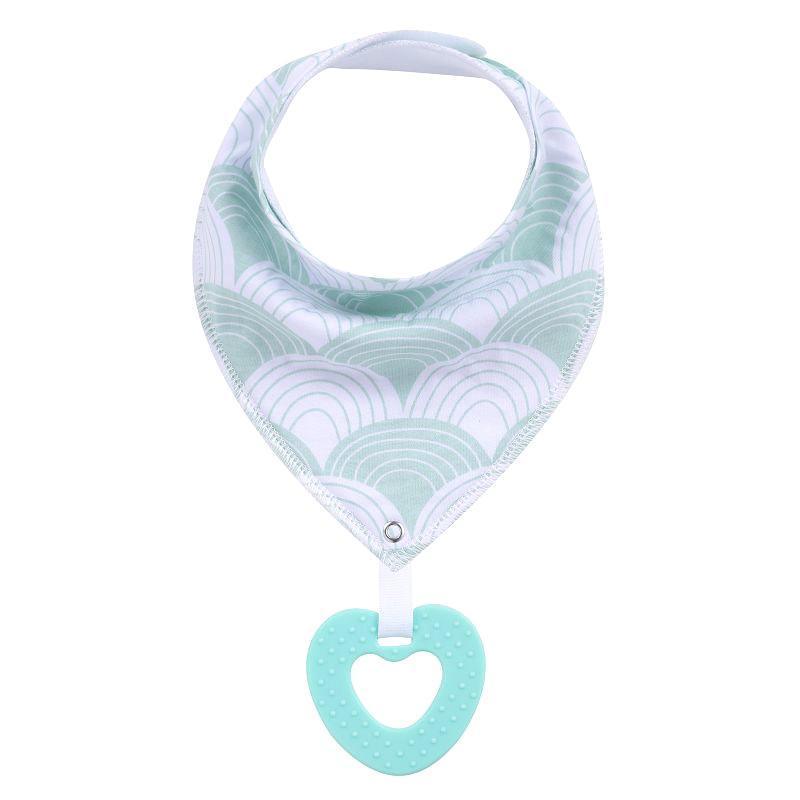100% Organic Cotton Super Absorbent And Soft Unisex Baby Bandana Drool Bibs And Teething Toys For Newborn - BIG FRENCHIES