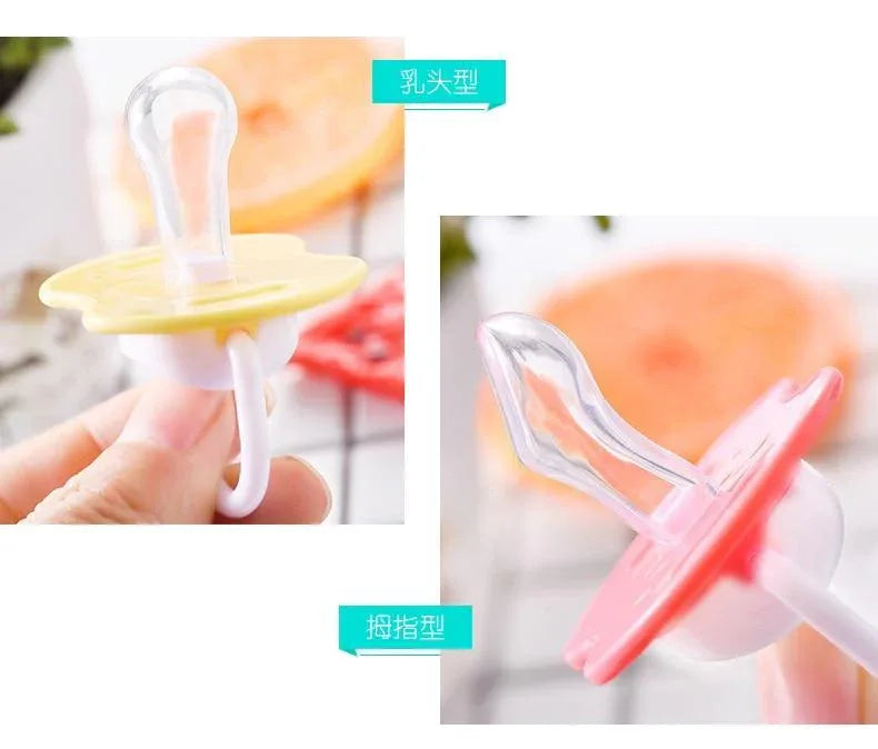 Modern Baby Pacifier New Baby Nipple Food Grade Silicone Round Head Infant Newborn Soother For Baby and Kids - BIG FRENCHIES
