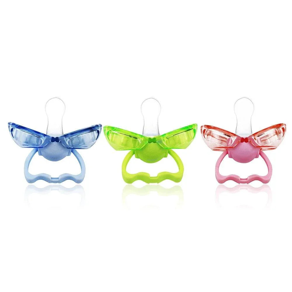 Modern Uniqeu Baby Infant Kids Pacifier Silicone Nipple Cradle Case Holder Travel Storage Cover Anti-drop Pacifiers For Baby and Kids 2 in 1 - BIG FRENCHIES