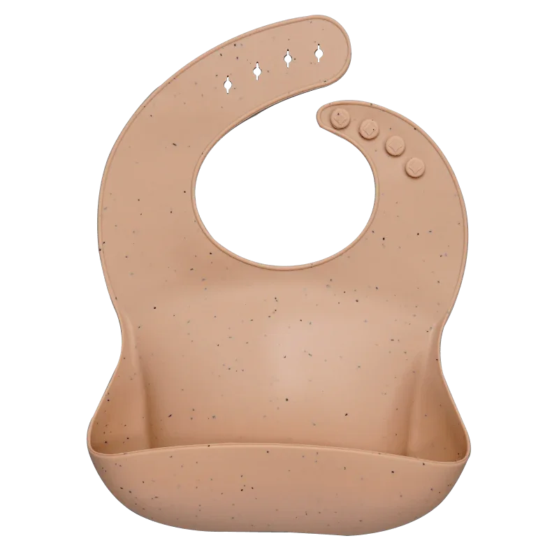 Silicon Breastplate Baby Bib Waterproof Solid Infant Bandana Bibs Newborn Feeding Burp Cloth Bib For Kids - BIG FRENCHIES