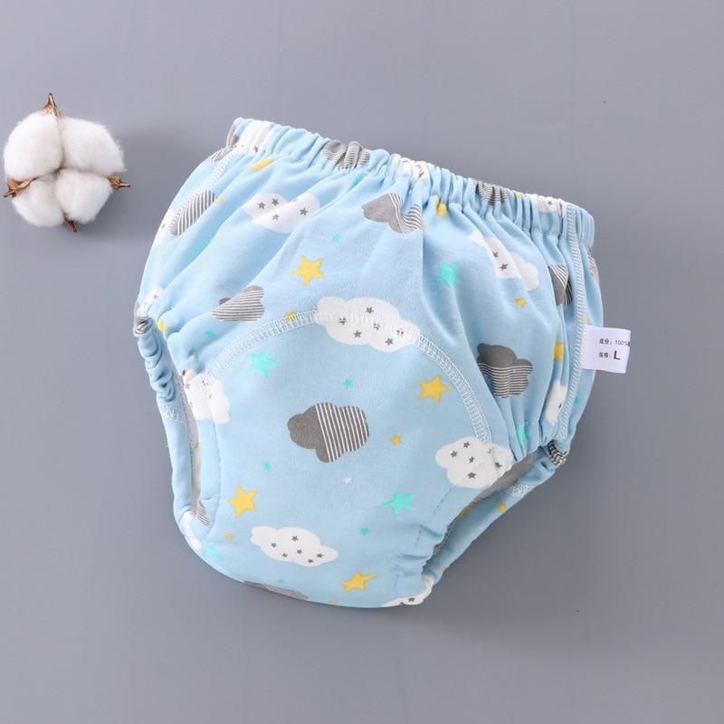 Baby Training Pants Cloth Diapers Washable 6 Layers Gauze Cover Breathable Spring Reusable Newborn Diaper Nappies For Baby and Kids - BIG FRENCHIES