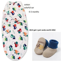 100% Cotton Baby Swaddle Wrap Blanket Newborn Infants Baby Envelop Sleep Bag Sleepsacks For Girls - BIG FRENCHIES