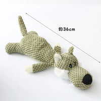Plush Cartoon Dog Toy – Squeaky Chew Toy for Small Dogs, Teeth Grinding & Fun Playtime - BIG FRENCHIES