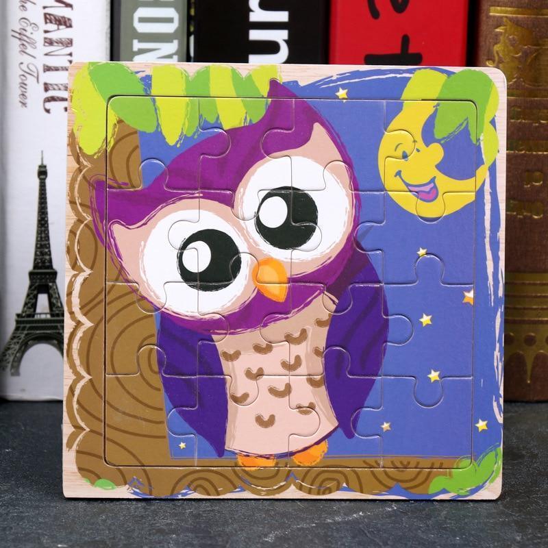 Wood Puzzles Children Adults Vehicle Puzzles Wooden Toys Learning Education Environmental Assemble Toy Educational Games For Baby and Kids - BIG FRENCHIES
