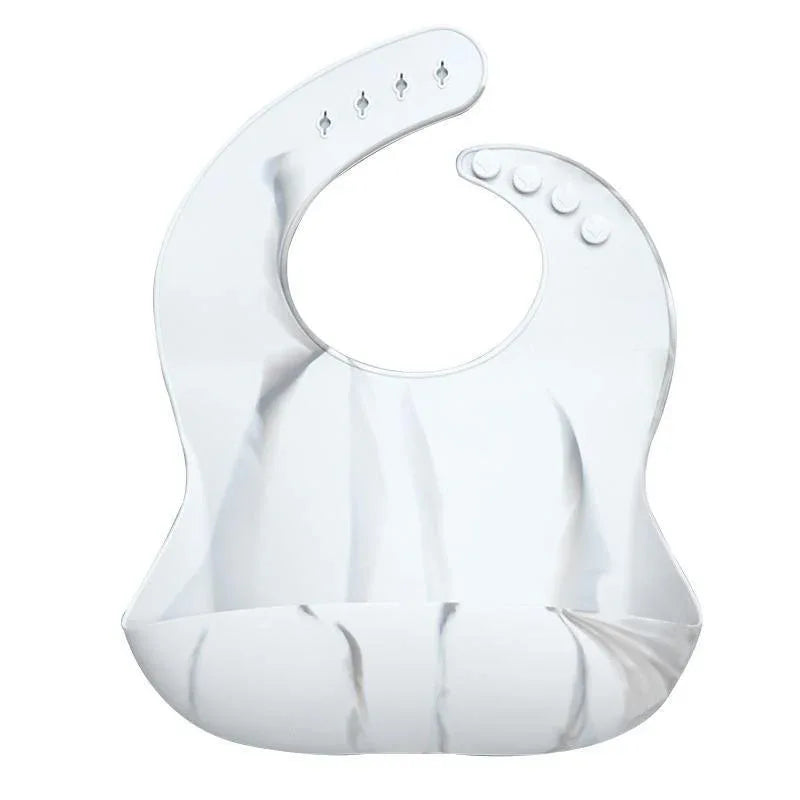 Silicon Breastplate Baby Bib Waterproof Solid Infant Bandana Bibs Newborn Feeding Burp Cloth Bib For Kids - BIG FRENCHIES
