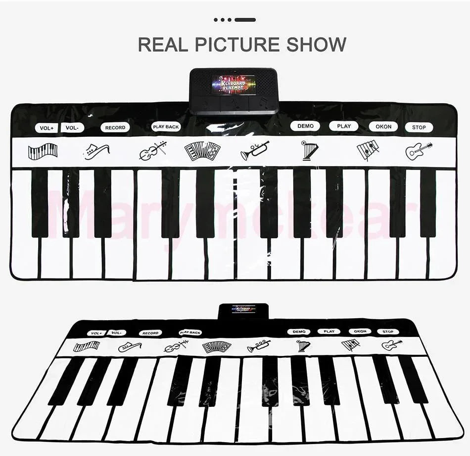 Electronic Musical Piano Mat Keyboard Baby Crawling Touch Play Game Carpet Mat Educational Musical Instrument Toy For Kids - BIG FRENCHIES