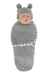 Newborn Wrapping Swaddle Baby Envelop Wrap Blanket Baby Hat Sleeping Bag Set Sleep Bag - BIG FRENCHIES