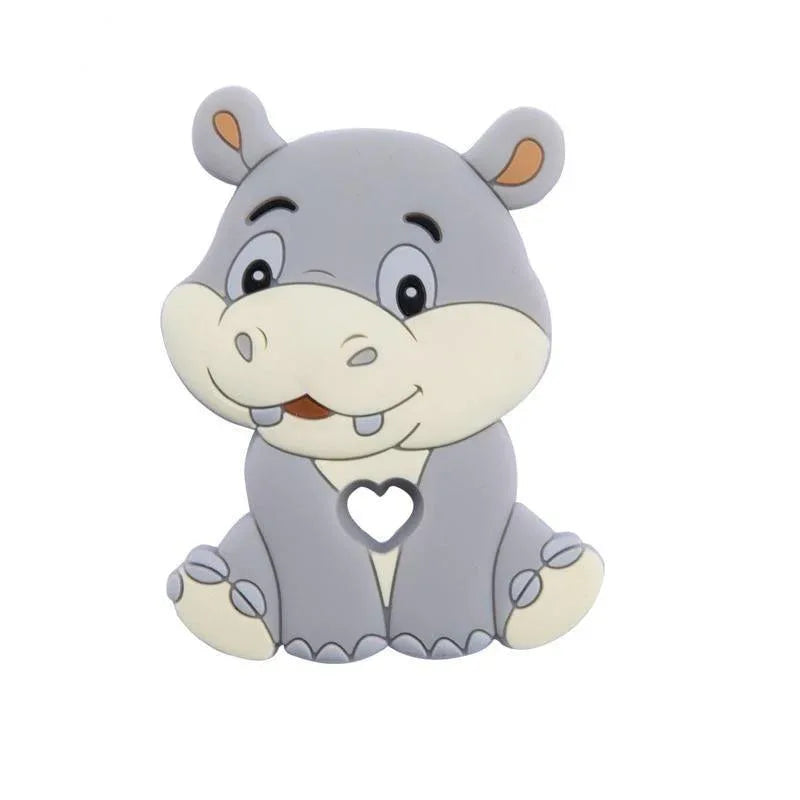 Silicone Teethers Food Grade Tiny Rod Teething Baby Shower Gifts Cartoon Animals Teether Let's Make 1pc - BIG FRENCHIES