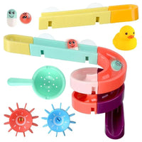 Bath Toys Suction Cup Marble Race Orbits Track Kids Bathroom Bathtub Play Water Toy Shower Games For Kids - BIG FRENCHIES