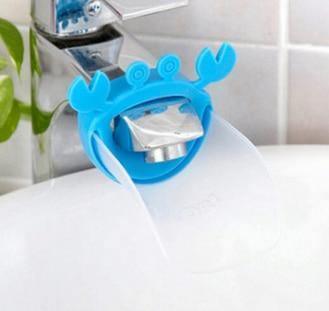 Silicone Baby Bath Toys Kids Faucet Extender children Hand Washing extender Bathroom Sink Rubber Water Reach Faucet Sink - BIG FRENCHIES