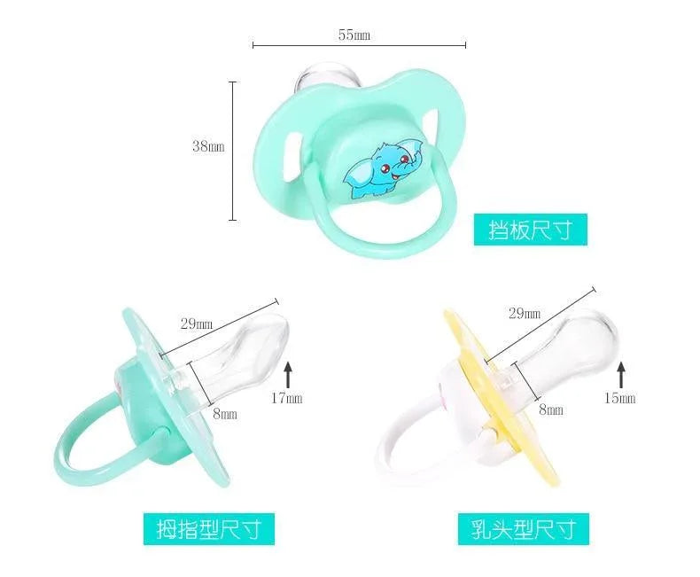 Modern Baby Pacifier New Baby Nipple Food Grade Silicone Round Head Infant Newborn Soother For Baby and Kids - BIG FRENCHIES