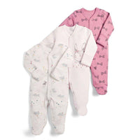 3Pcs Baby unisex Rompers Long Sleeve Sleep suit Cartoon Jumpsuit Baby Pajamas Stes For Kids Between 0-12Months - BIG FRENCHIES