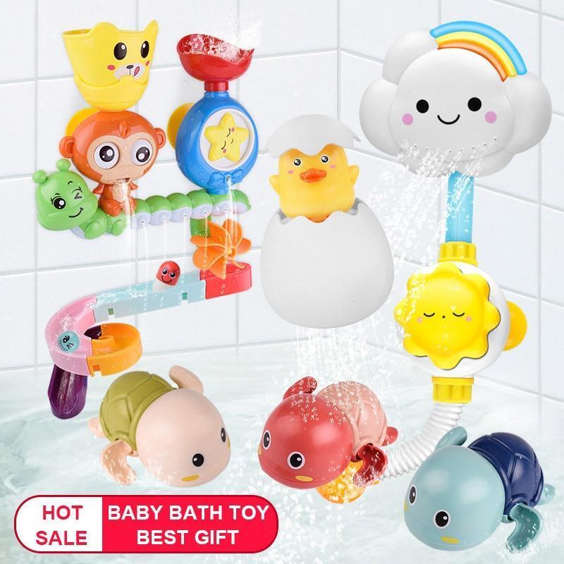 Baby Bath Toys Bubble Machine Crabs Frog Music Kids Bath Toy Bathtub Soap Automatic Bubble Maker - BIG FRENCHIES