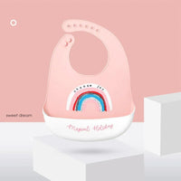 Bib Waterproof Silicone Feeding Saliva Towel Newborn Adjustable Bur Cloth Turban Disposable Cartoon with Elegant Deisgn For Baby and Kids - BIG FRENCHIES