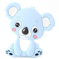 2pcs Cartoon Baby Teether Animal Silicone Teether Raccoon Elephant Koala Giraffe Baby Teething Toys Accessories Perfect Toy For Kids - BIG FRENCHIES