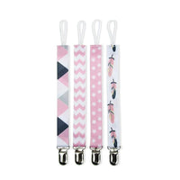 4PCS/SET Infant Pacifier Clips Holder Clip Nursing Teether Clip Nipple Holder Baby Pacifier Clip Soother Holder for Pacifier for Kids and Baby - BIG FRENCHIES