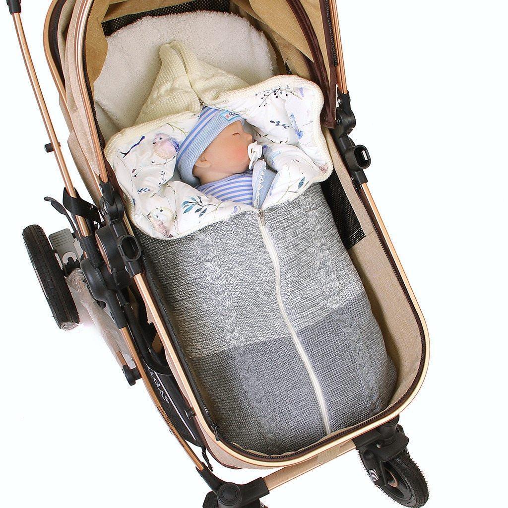 Newborn Infant Baby Knit sleep bag Stroller envelope Blanket Winter Warm Swaddle Wrap Sleeping Bags - BIG FRENCHIES