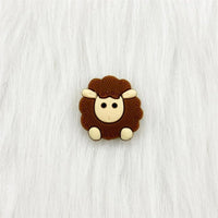 5pcs Animals Cartoon Silicone Teething Sheep For Children Newborn Baby Teether For Teeth - BIG FRENCHIES
