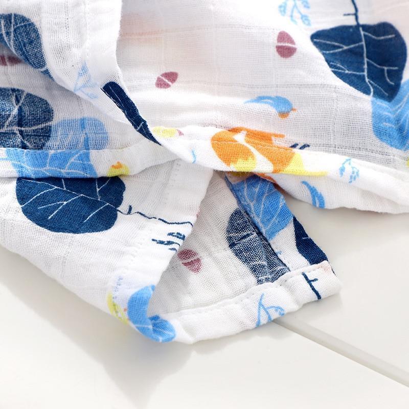 Muslin Cotton Diaper Baby Blankets Newborn Swaddle Blanket Infant Multi Purpose Bath Towel - BIG FRENCHIES