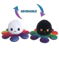 Reversible Flip Octopus Plush Stuffed Toy Soft Animal Home Accessories Cute Animal Doll Children Gifts Baby Plush Toy For Kids - BIG FRENCHIES