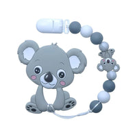 Baby Teething Lovely Koala Owl Horse Cookies Baby Teether Molar Toy Gift Raccoon Food Grade Silicone Beads For Kids and Baby - BIG FRENCHIES