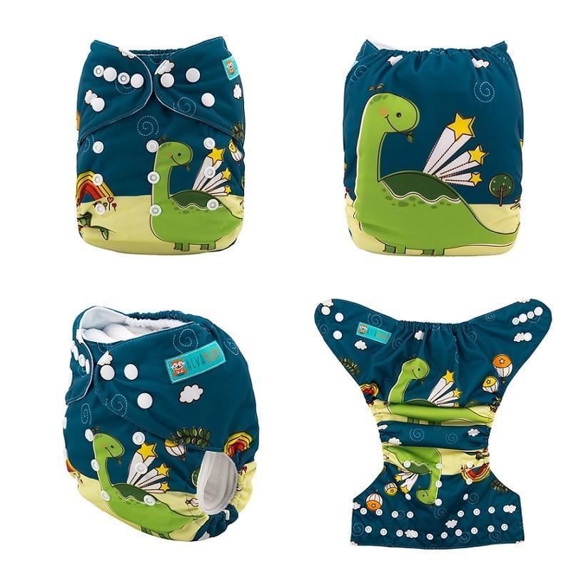 Most Popular Digital Position Baby Cloth Diaper with Microfiber Insert In Modern Printed Design For Baby Boys and Baby Girls KIds - BIG FRENCHIES