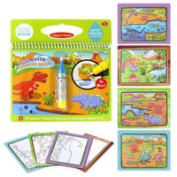 Reusable Magic Water Drawing Book With Pen Coloring Painting Book Drawing Board Juguetes Education Learning Toys for Children - BIG FRENCHIES