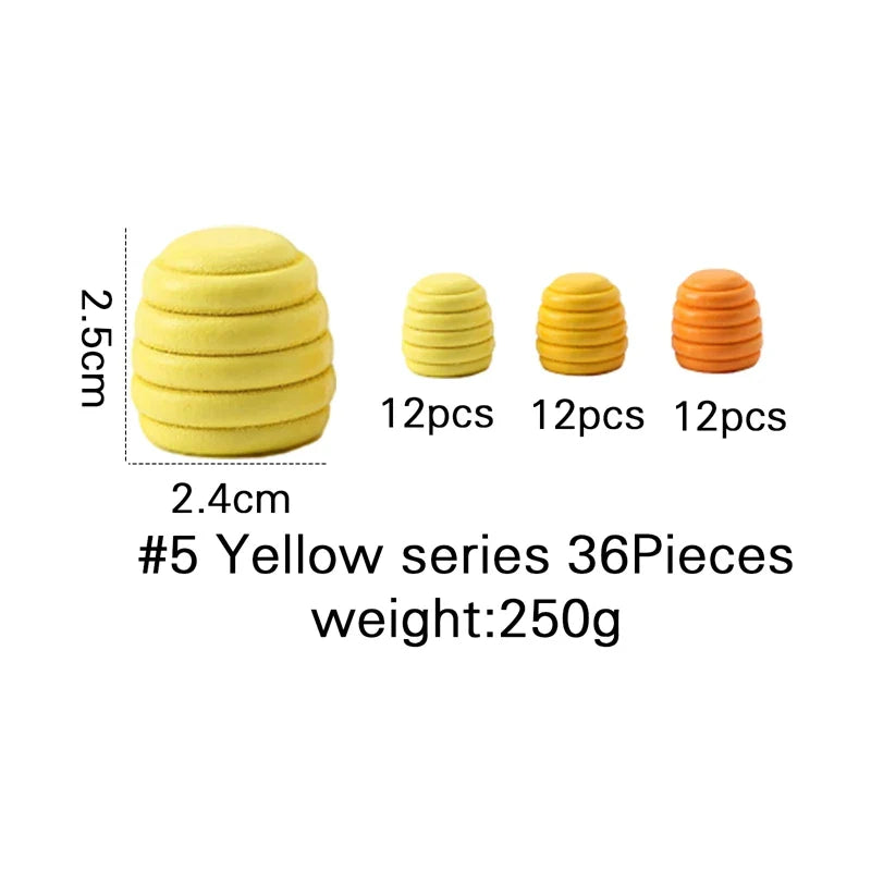 Rainbow Wooden Loose Pieces