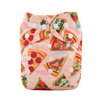 Baby One Size Fits All Reusable Baby Cloth Diaper with Microfiber Insert Diaper For Baby Boys and Baby Girls In Modern New Printed Design - BIG FRENCHIES