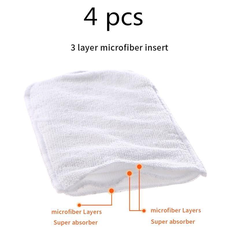 Reusable Waterproof Diaper Baby Bamboo Charcoal Diaper One Size Pocket Baby Nappies For Kids Set - BIG FRENCHIES
