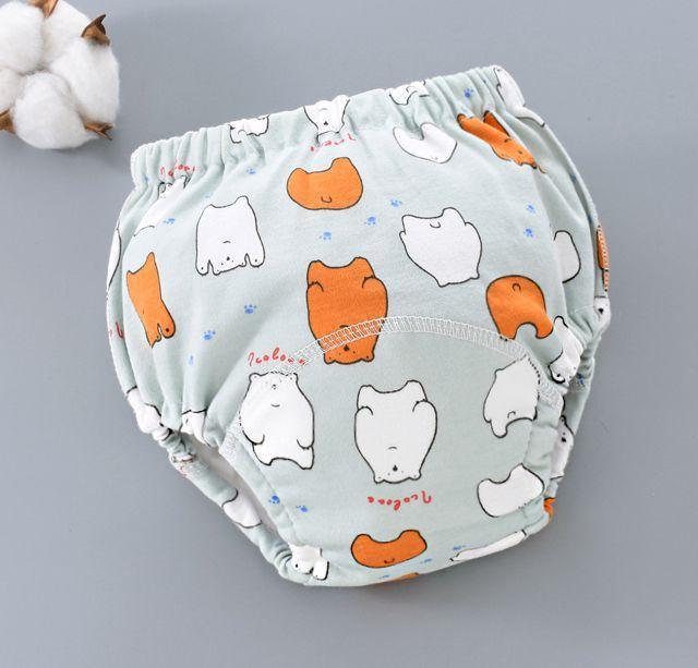 Baby Training Pants Cloth Diapers Washable 6 Layers Gauze Cover Breathable Spring Reusable Newborn Diaper Nappies For Baby and Kids - BIG FRENCHIES