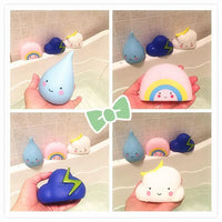 Modern Bathroom Baby Bath Toys Bathroom Play Water Spraying Tool Clouds Shower Floating Toys For Kids - BIG FRENCHIES