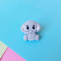 2pc Silicone Elephant Teether Baby Silicone Chew Charms Baby Teething Gift Toddler Toys Unique Design - BIG FRENCHIES