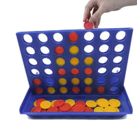 1 Set Connect 4 In A Line Board Game Foldable Children's Educational Toys for Kid Sports Entertainment Gifts For Kids Birthday - BIG FRENCHIES