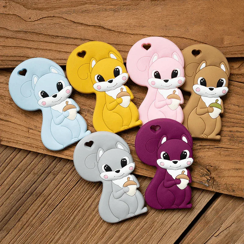 New Sets Baby Silicone Teether Rodent Silicone Animal Fox Teeth Chew Children Goods - BIG FRENCHIES