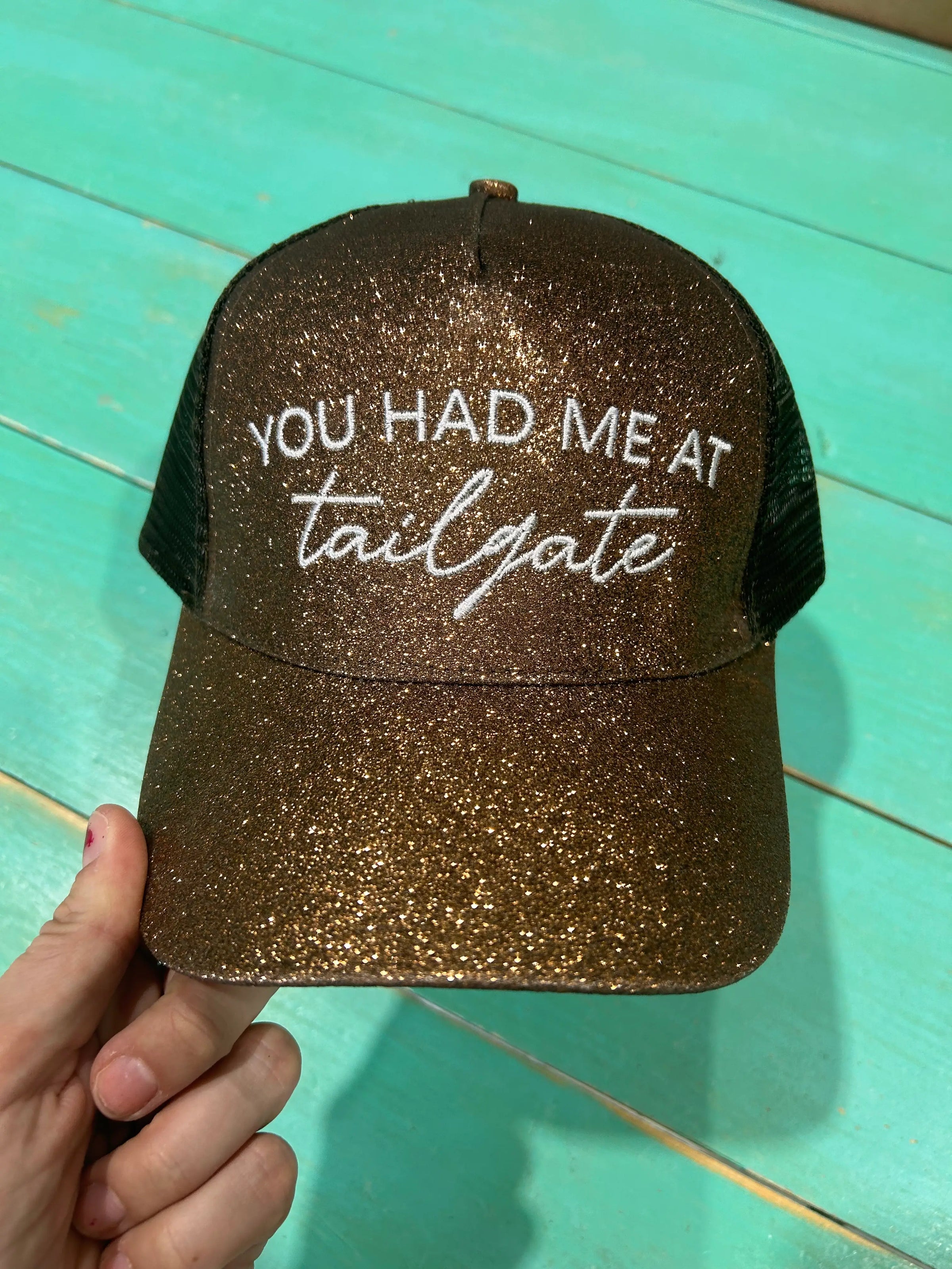 Had me at Tailgate Glitter Cap - BIG FRENCHIES