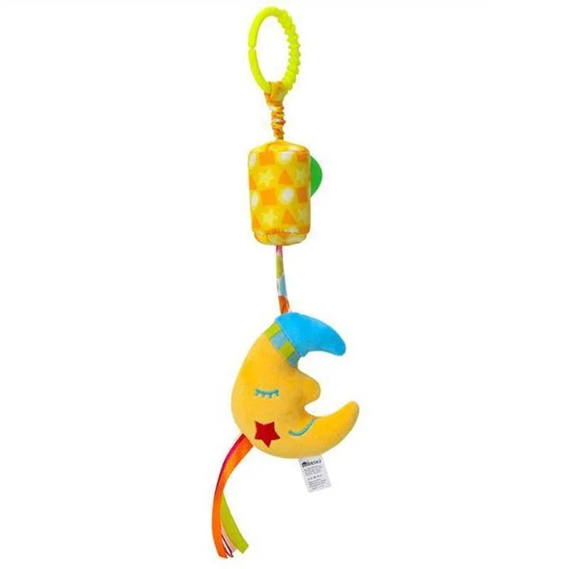 Modern Baby Development Giraffe Animal Hand Bells Rattles Handle Toys Stroller Hanging Teether Baby Toys For Kids - BIG FRENCHIES